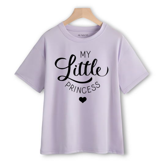 Summer Light Purple Women's Printed T-shirt