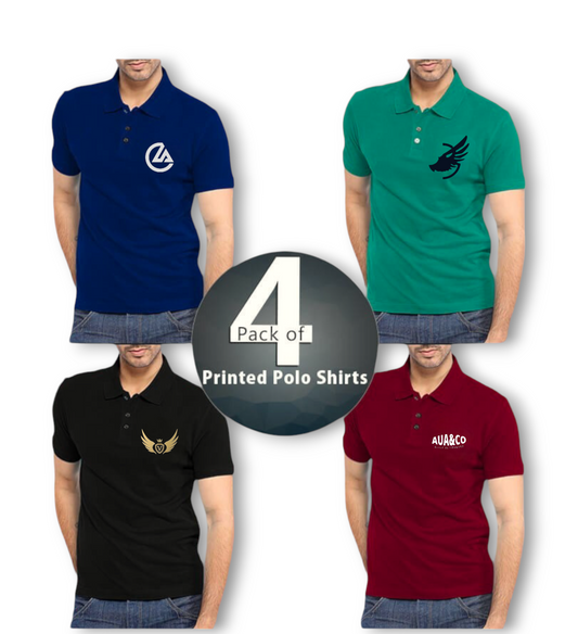 Pack Of 4 Polo T-shirt For Men's