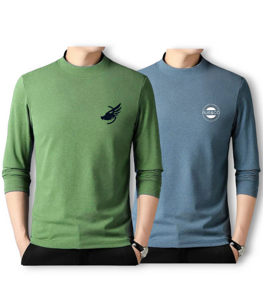 Summer Bundle Of 2 Men's Full Sleeve T-shirt