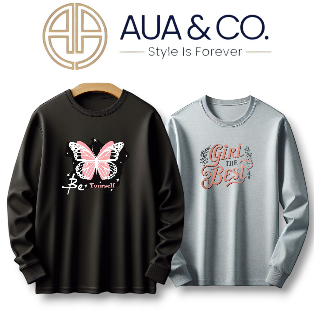 *Bundle Of 2 winter Casual women's Sweatshirt Gray & Black Color By AUA&CO*