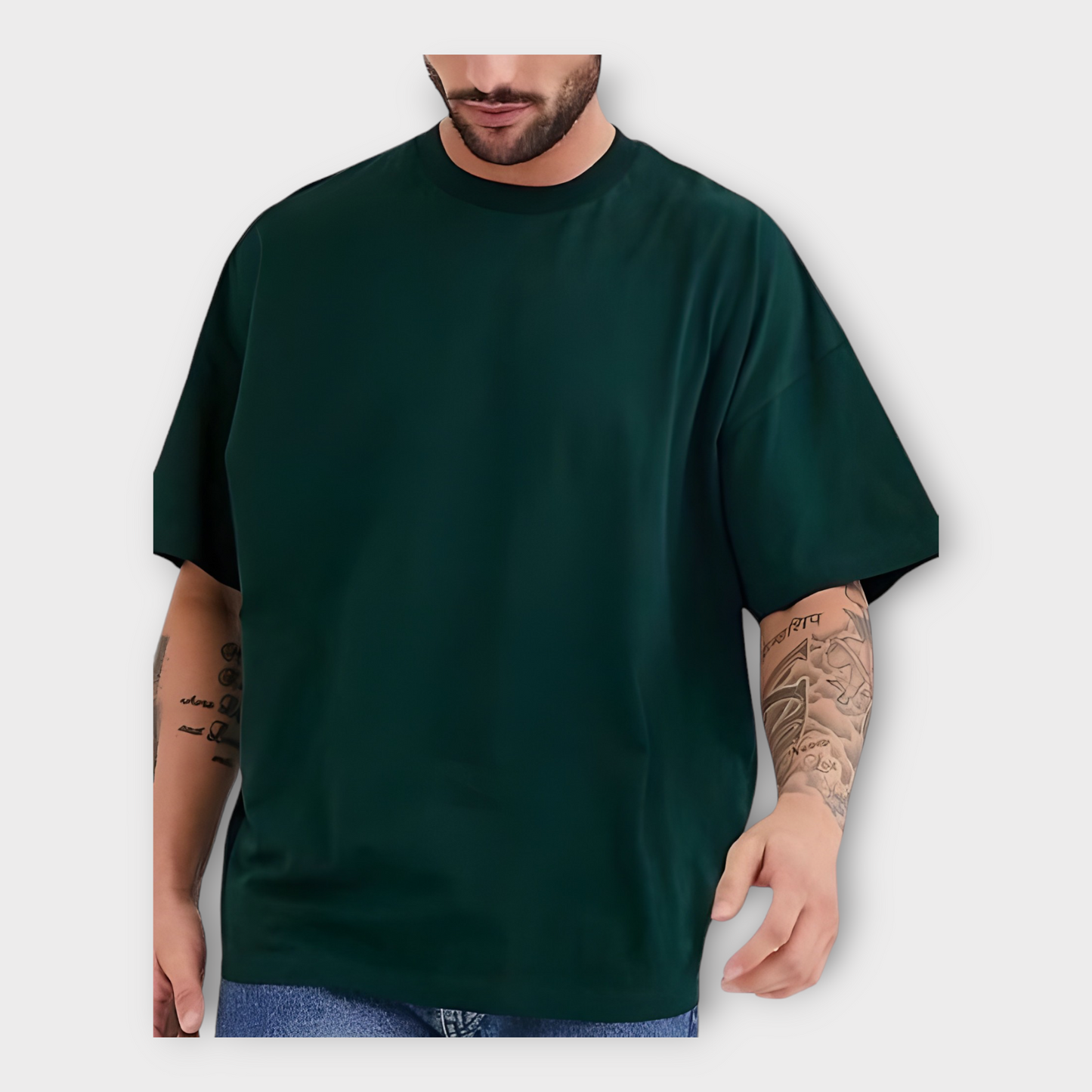 Summer Dark Green T shirt For Mens AUA&CO