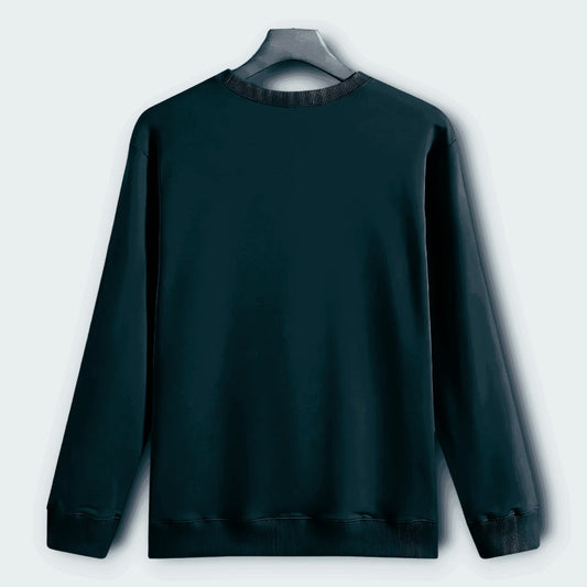 Winter Dark Green Sweatshirt For Women's AUA&CO